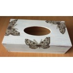 Krabičky na kozmetické vreckovky -3 motýle